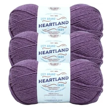 (3 Pack) Lion Brand Yarn 136-143T Heartland Yarn, Kobuk Valley