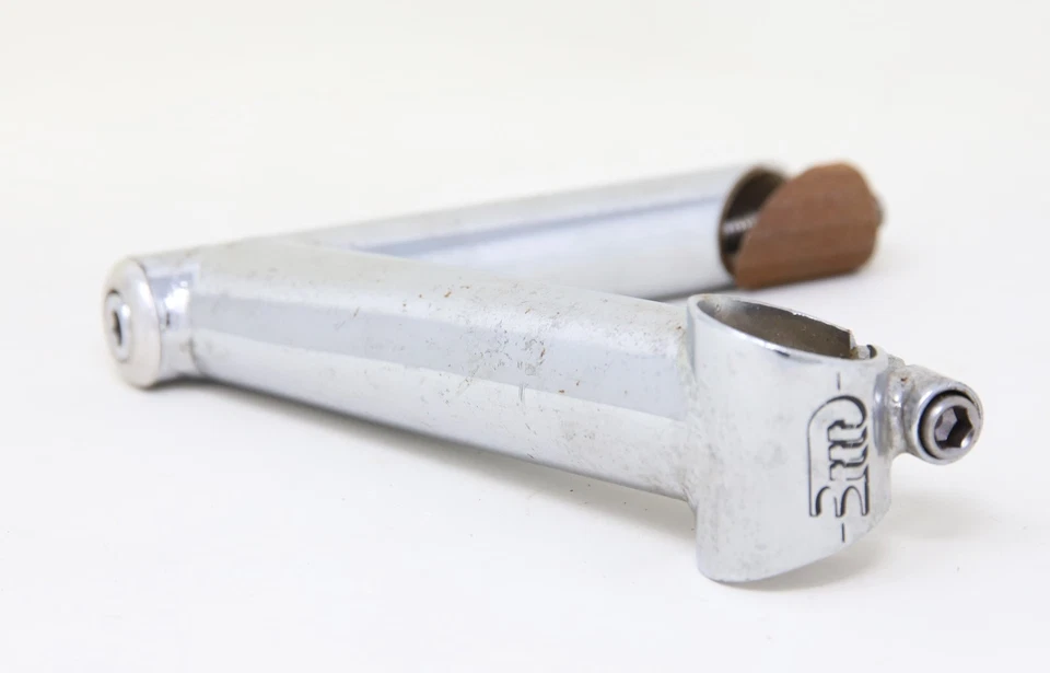 NOS 3T 3TTT CHROMIX CORSA PLUS STEM 130MM 1" CLAMP 25.8 CHROMED VINTAGE STEEL - Image 3 of 4