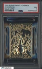 1999 Burger King Pokemon Charizard Gold Card PSA 7 NM