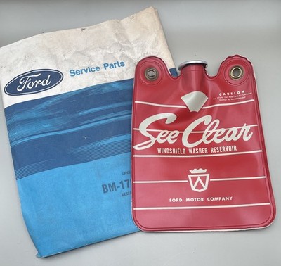 1956-64 Ford F100 F250 F350 1956 Thunderbird WINDSHIELD WASHER Bag Reservoir NOS