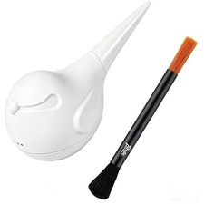Coffee Cleaning Kit, Silicone Air Blower Dual-Ended Coffee Brush, Barista