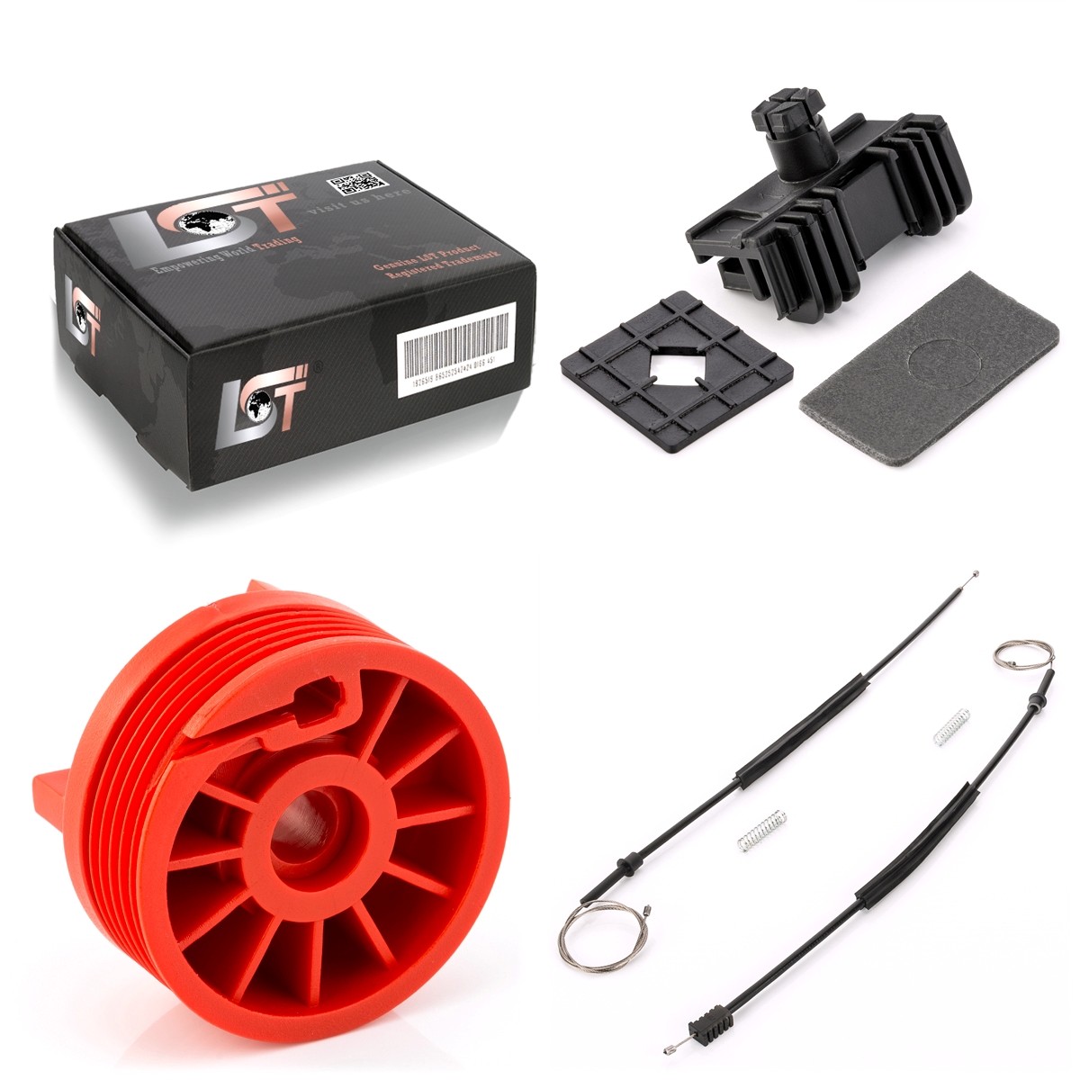 Window Regulator Repair Kit Set Front Left For CITROEN SAXO S0 S1 4/5-Door