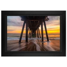 Jongas, "Determination" Framed Limited Edition on Canvas, Numbered and Hand Sign