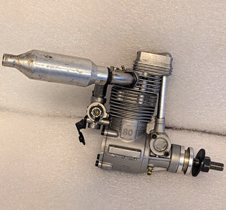 asp FS 80 rc 4 stroke engine nitro/glow airplane engine w/ muffler