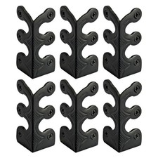 6 PCS Vintage Iron Skiffers Decorative Corner Guard Base Board Corner Protectors