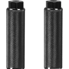 Fahrrad Pegs 10mm BMX Aluminium 2 St&uuml;ck universal schwarz Zubeh&ouml;r