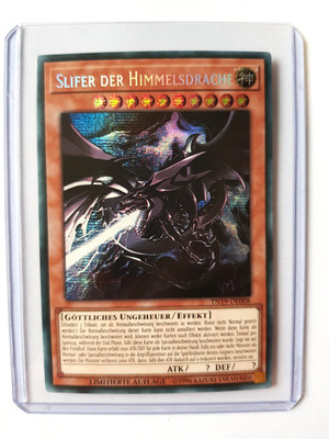 Slifer Der Himmelsdrache TN19-DE008 Secret-Rare YU-GI-OH Karte Near Mint