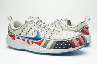 NIKE AIR ZOOM SPIRIDON USED SIZE 11 PARRA WHITE MULTI COLOR AV4744 100
