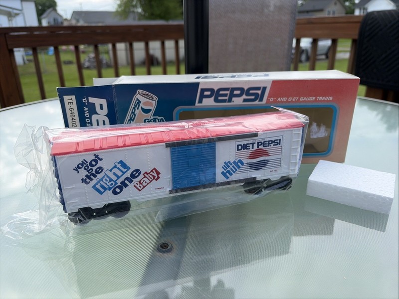 Vintage K-Line Diet Pepsi Box Car New In Box