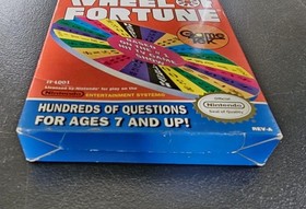 Wheel of Fortune Junior Edition NES Nintendo Complete CIB Good Condition w/ REG!