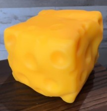 Jumbo Squishy Cheese Toy Stress Relief Fidget Viral Clay Gel NEW Squeeezy