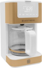 12-Cup Programmable Coffee Maker with Brew Strength Selector.......