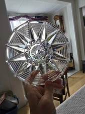 Vintage Anchor Hocking Bon Bon Pressed Clear Glass Candy Dish Geometric...