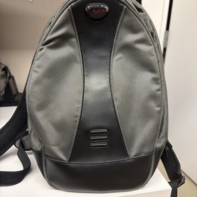 Tumi T2 Tech Backpack 513G Gray Ballistic Nylon & Leather