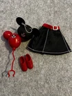 Vintage Barbie Mickey Mouse Accessories Balloon Hat Skirt Shoes