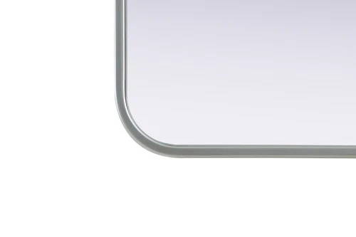 Elegant Lighting MR8A2736 Remy 27"W x 36"H Rectangular Flat - Silver - Picture 3 of 12