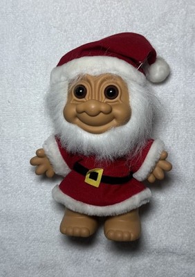 Christmas Holiday RUSS  SANTA CLAUS TROLL  DOLL 8  Vintage 1990s