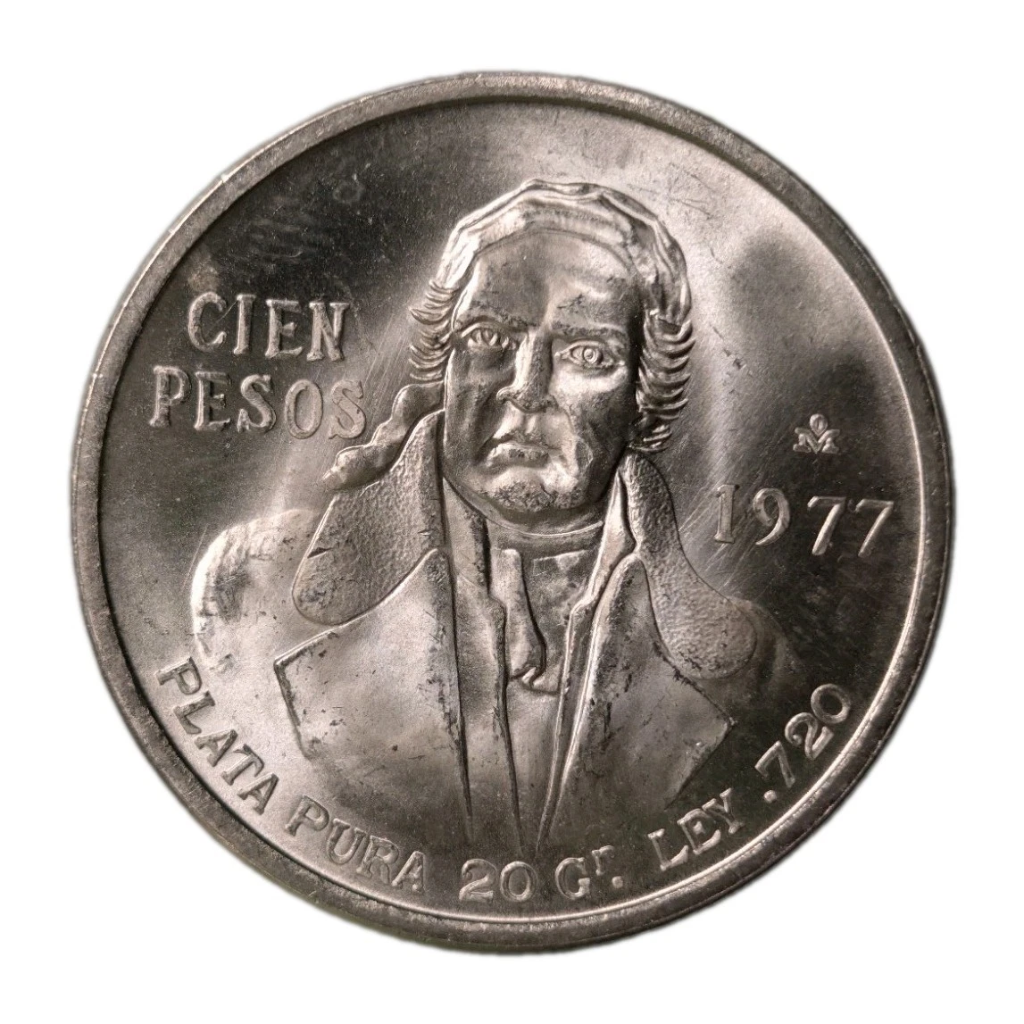 25+ Silver 100 Pesos Denomination 1977 Mexican Coins (1905-Now