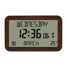 Alarm Clocks LCD Display Desk Small Clock High-Definition Multi-Function