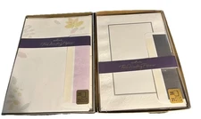 2  Boxes Hallmark Stationery Sets Fine Writing Papers Collection
