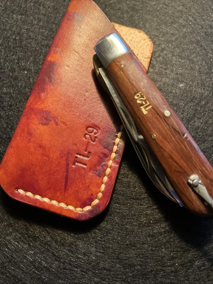 Utica NY Electrician Knife Lineman  Knife And Leather Slip New Old Stock - Image 4 of 4