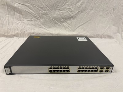 Cisco Catalyst 3750G-24PS PoE-24 24-Port Gigabit Ethernet Switch Tested