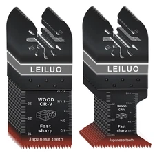 100 Pcs Multitool Blades Japanese Teeth Fast Cutting Oscillating Tool Blades CRV