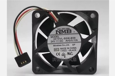 1PC   Fan A90L-0001-0581 2410VL-S5W-B59 24V 6025 6cm 3 Wire Cooling Fan #vn