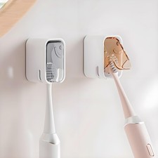 Electric Toothbrush Holder Wall Mounted for Bathroom, Toothbrush Holders with...