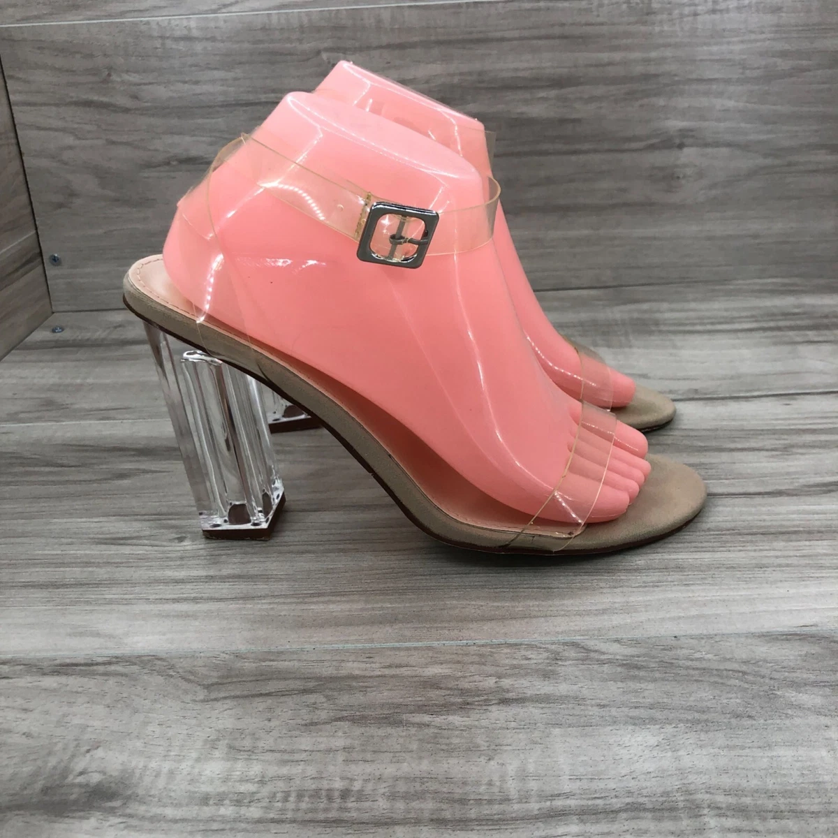 Nasty gal shop clear shoes