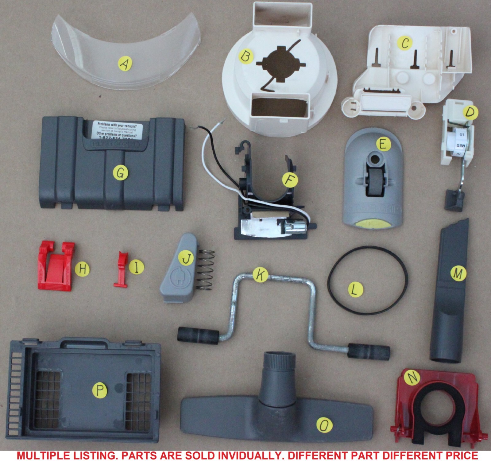 Kenmore Vacuum Cleaner Parts