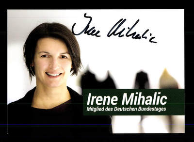 Irene Mihalic Autogrammkarte Original Signiert  ## BC 90436