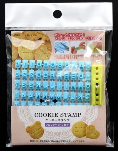 Set of 3 Cookie Stamp Alphabets and Numbers Baking Tools Accessories Embosser - Picture 6 of 6