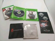 Xbox One: The Witcher: Wild Hunt With All Inserts Cib stickers, Map, Soundtrack