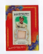2010 TOPPS ALLEN AND GINTER RELICS #AGR-HR HANLEY RAMIREZ GAME USED BAT NM/MT HR