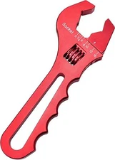 AN Fitting Hose Wrench Spanner Adjustable for 3AN-16AN Aluminum Red Hose Adapter
