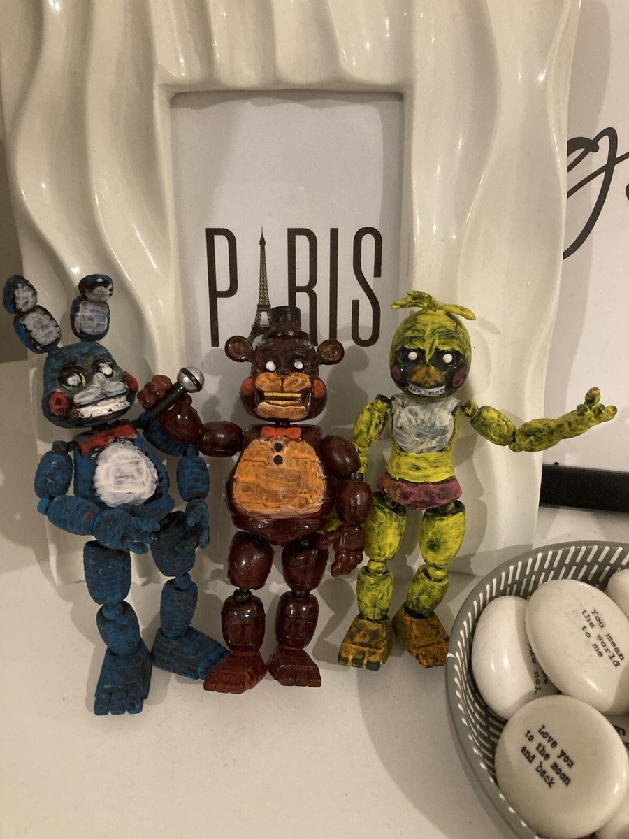 X Five Nights At Freddys Action Bespoke Figures FNAF RARE
