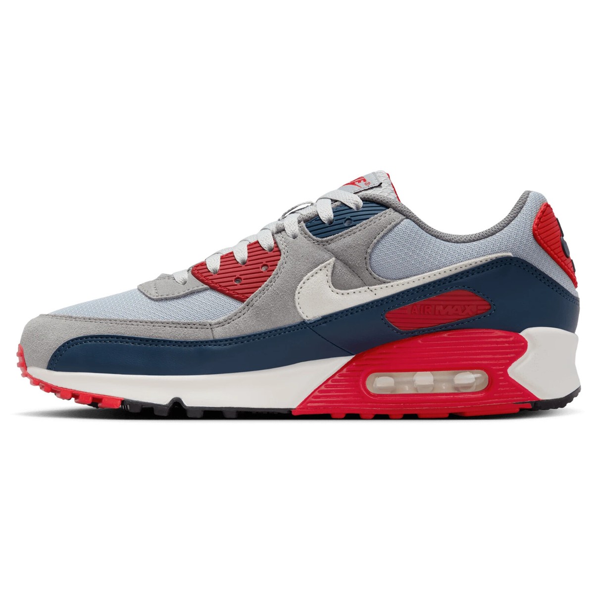 nike airmax 90 red white and blue