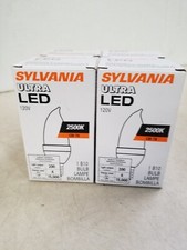 Lot of 4 - Sylvania Ultra LED Bulb 120V 2500K B10