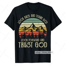Thank God and Trust God T-Shirt for Christian Faith Bible Religious Catholic Tee