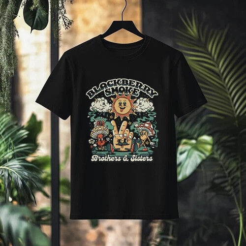 Blackberry Smoke Tour 2025 T-Shirt Official Concert Merch Southern Rock Fan Tee