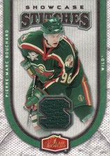 06-07 FLAIR SHOWCASE STITCHES JERSEY PIERRE-MARC BOUCHARD #SS-PB MINNESOTA WILD