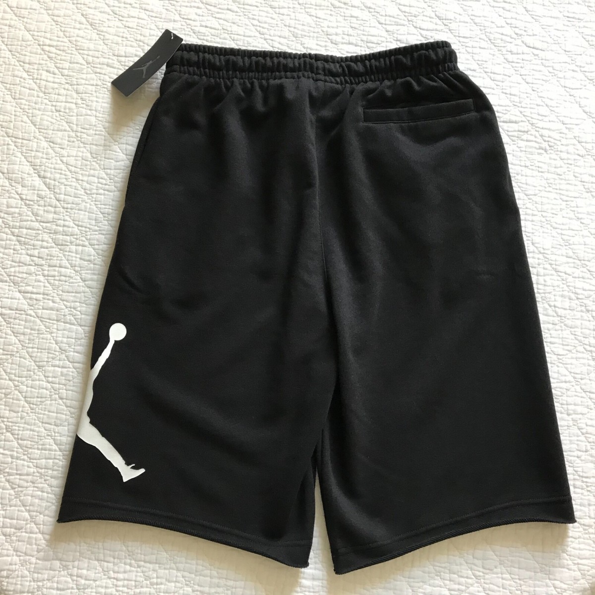 Jordan Jumpman Big Kid Boys Fleece Shorts SZ XL 13-15 YRS Black