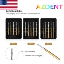 AZDENT Dental Endodontic FG Tungsten Carbide  Burs For Shaping & Refining 1.6mm