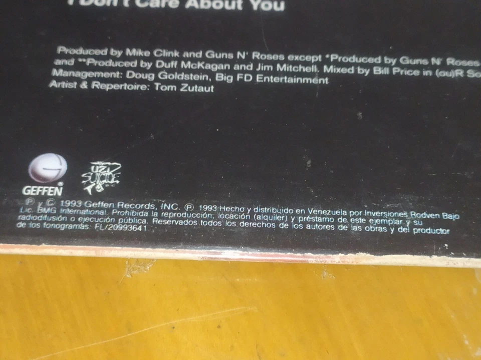 Guns N Roses - The Spaghetti Incident  Vinyl Lp Venezuela Rodven 1993 - Image 4 of 4