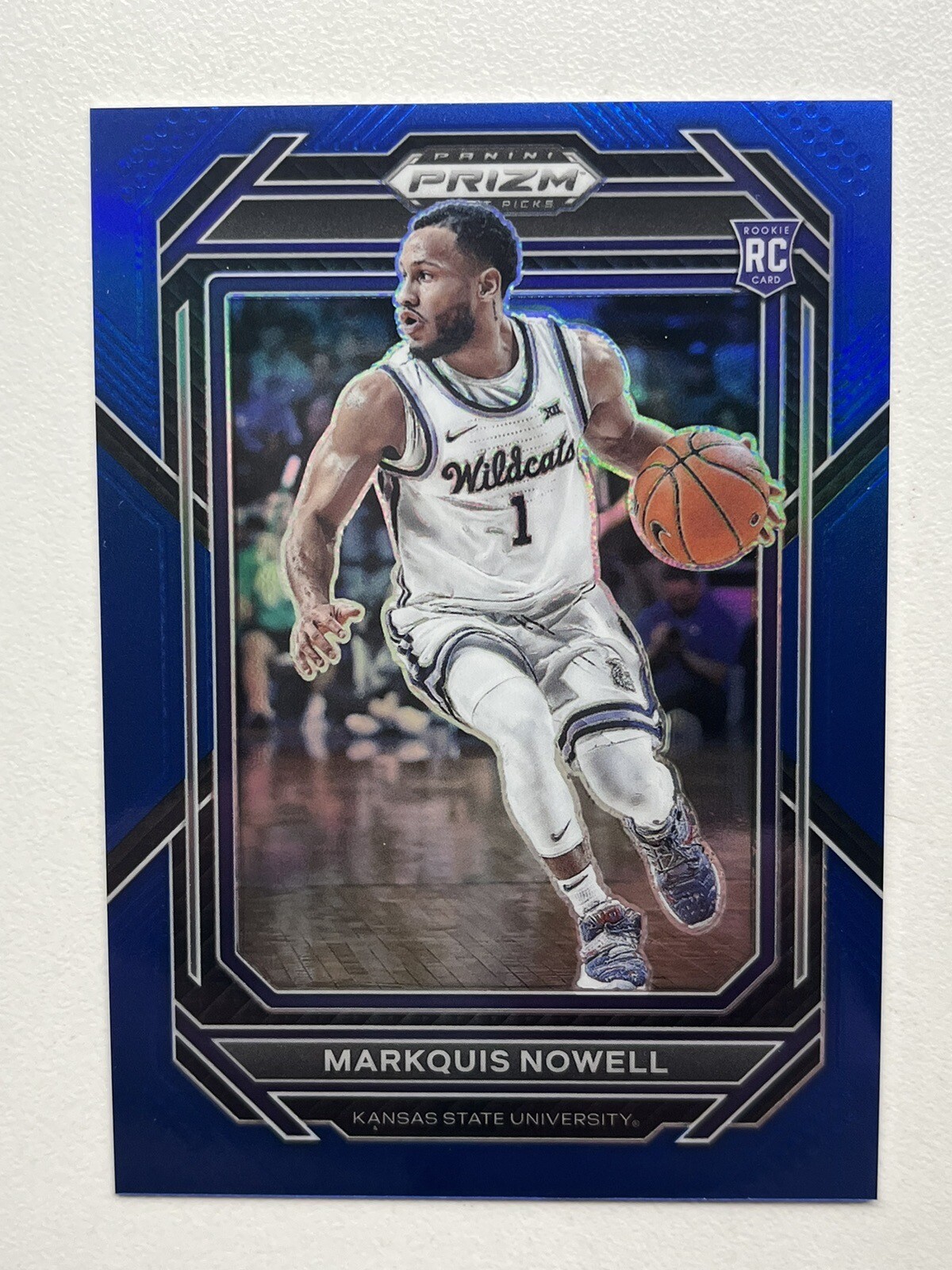 2023 Panini Prizm Draft Picks Markquis Nowell #5 Blue Prizm RC /199