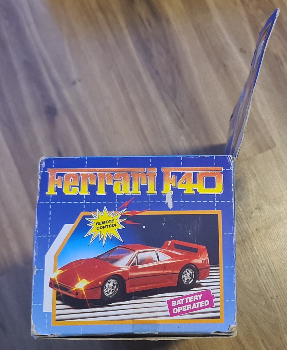 Vintage 90s Ferrari F40 car R/C Battery operated EUROSTIL