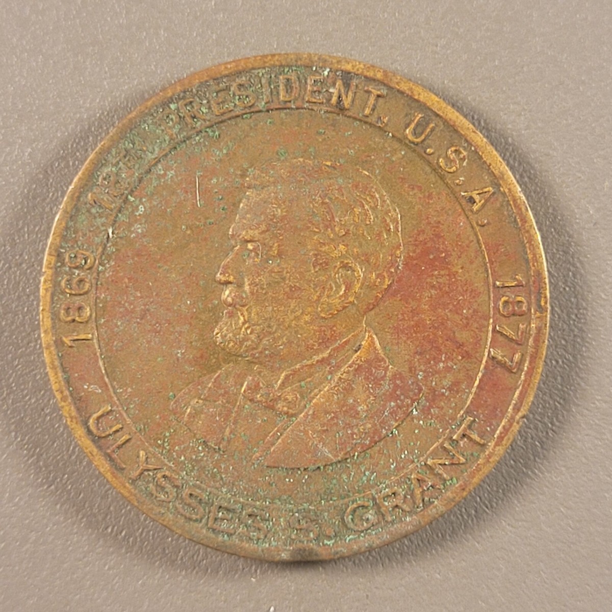Ulysses S. Grant Token - 18th President - 1869-1877 - The American