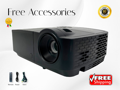3200 ANSI DLP Projector for Kids Cartoon Nights, Anime Marathons Full HD HDMI  