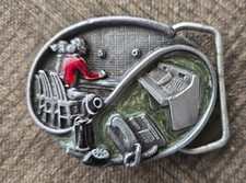 Siskiyou Buckle Co American Communications Industry - Operators Pewter X-15 1989